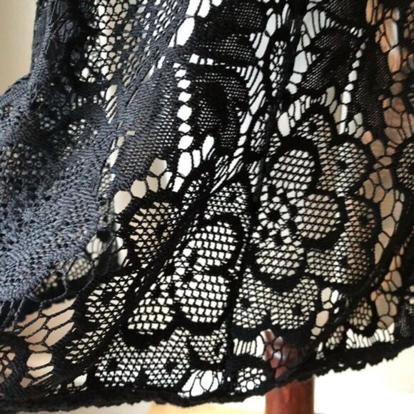 B. Darlin Black Lace Dress XL - Picture 6 of 12